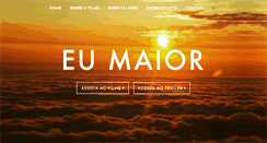 Desktop Screenshot of eumaior.com.br