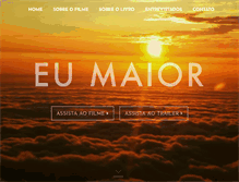 Tablet Screenshot of eumaior.com.br